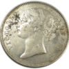 1840 Silver One Rupee Victoria Queen with Divided Legend Bombay Calcutta Mint GK 175-163