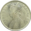 1899 Silver Half Rupee Victoria Empress Bombay Mint