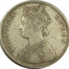 1862 4 Dots One Rupee Queen Victoria Bombay Mint GK 308 | Inverted V