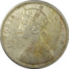 1875 Silver One Rupee Queen Victoria Bombay Mint | GK 424