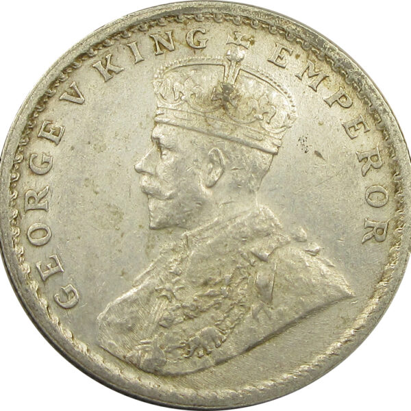 1913 One Rupee King George V Calcutta Mint GK 1027
