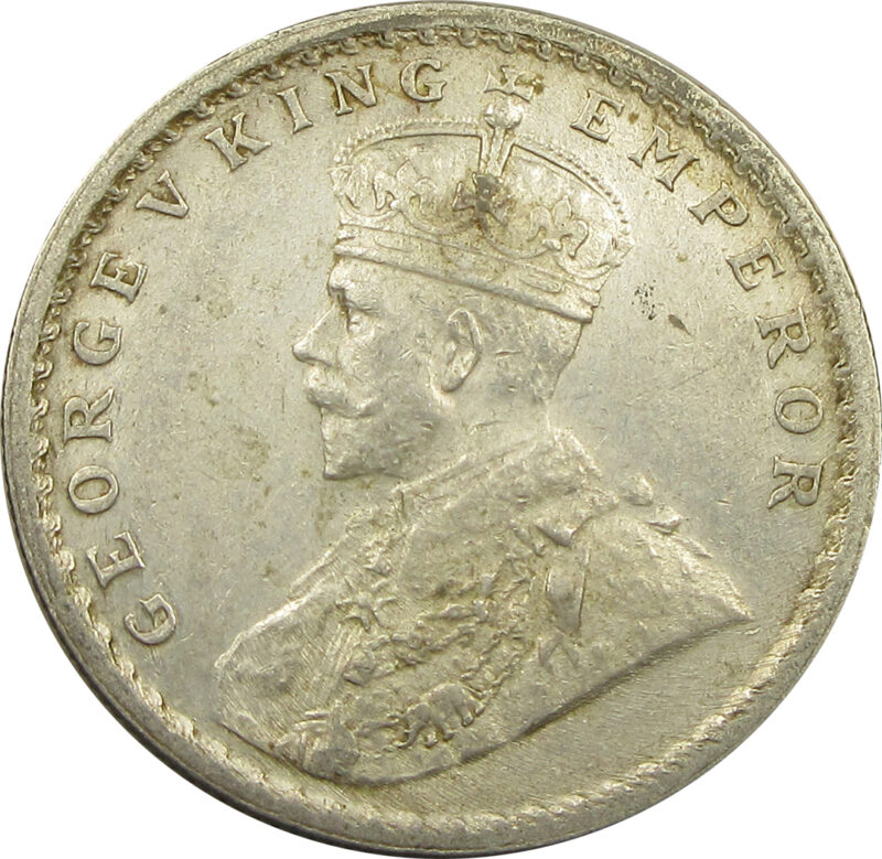 1913 One Rupee King George V Calcutta Mint GK 1027