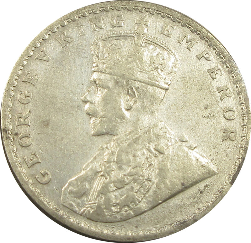 1913 One Rupee King George V Calcutta Mint | GK 1027