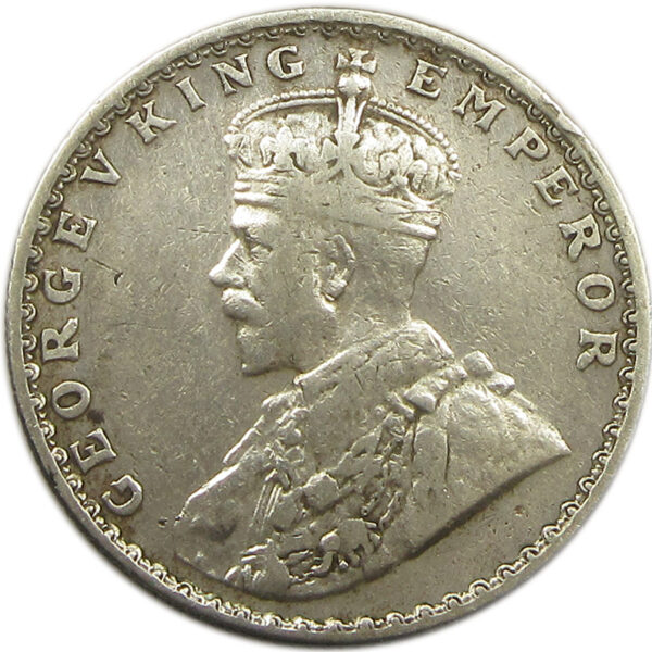 1925 Half Rupee King George V Bombay Mint GK 1066