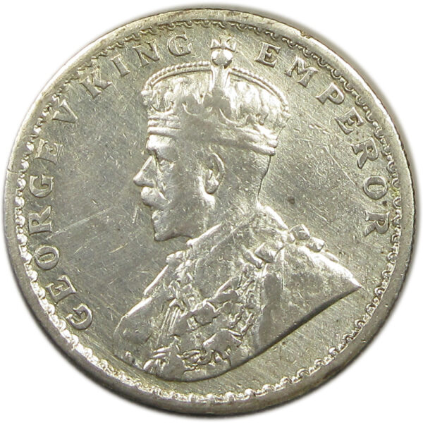 1936 Half Rupee King George V Calcutta Mint GK 1075