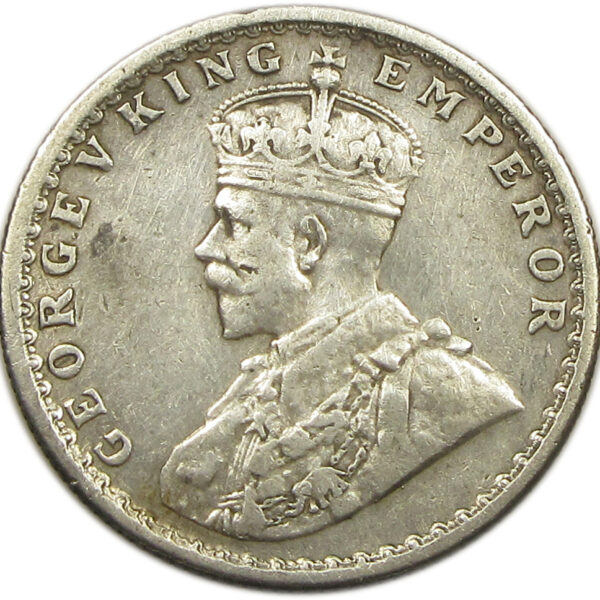 1936 Half Rupee King George V Calcutta Mint GK 1075