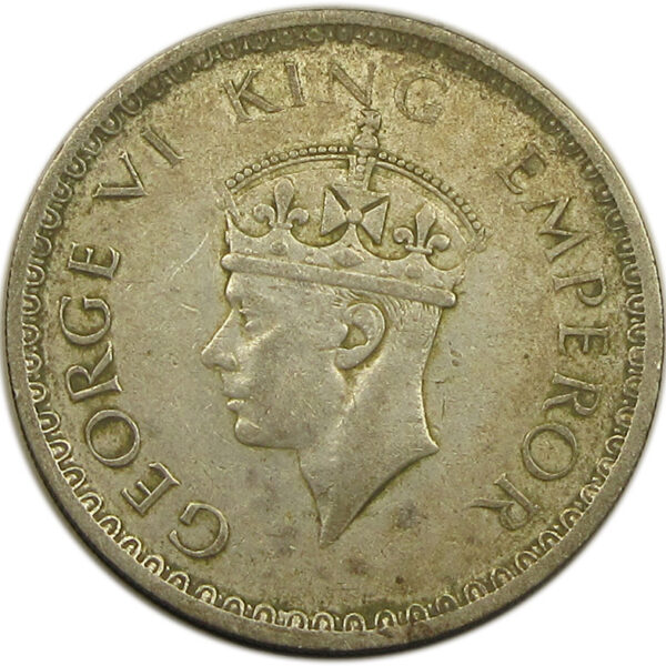 1941 Half Rupee King George VI Bombay Mint GK 1302