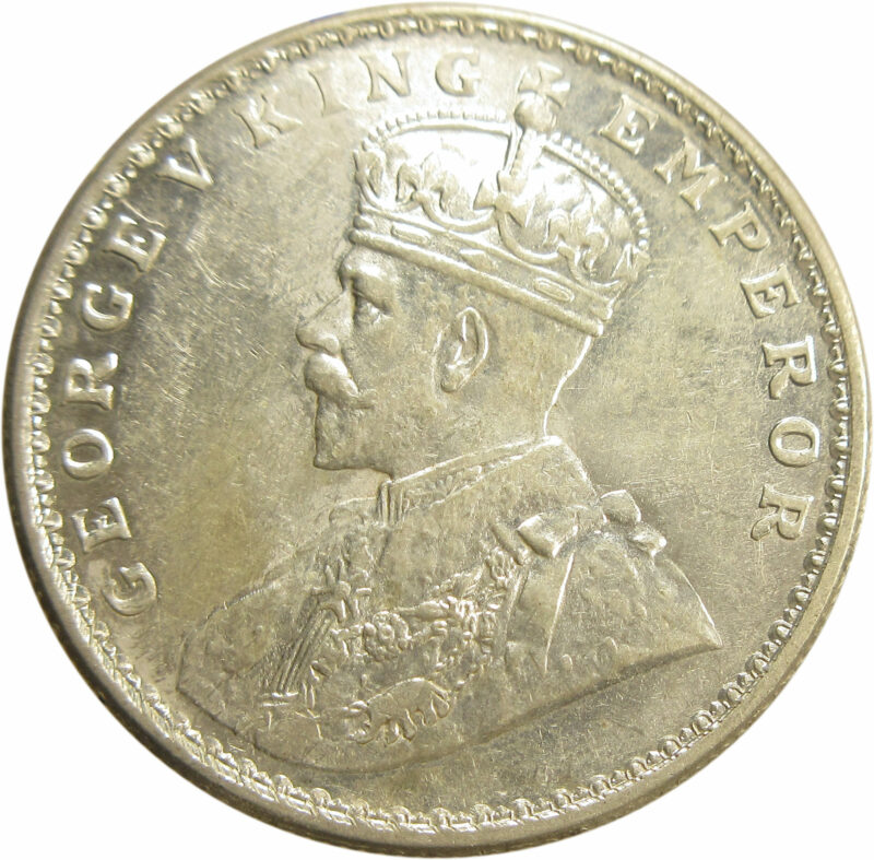 1913 One Rupee King George V Bombay Mint UNC - Image 2