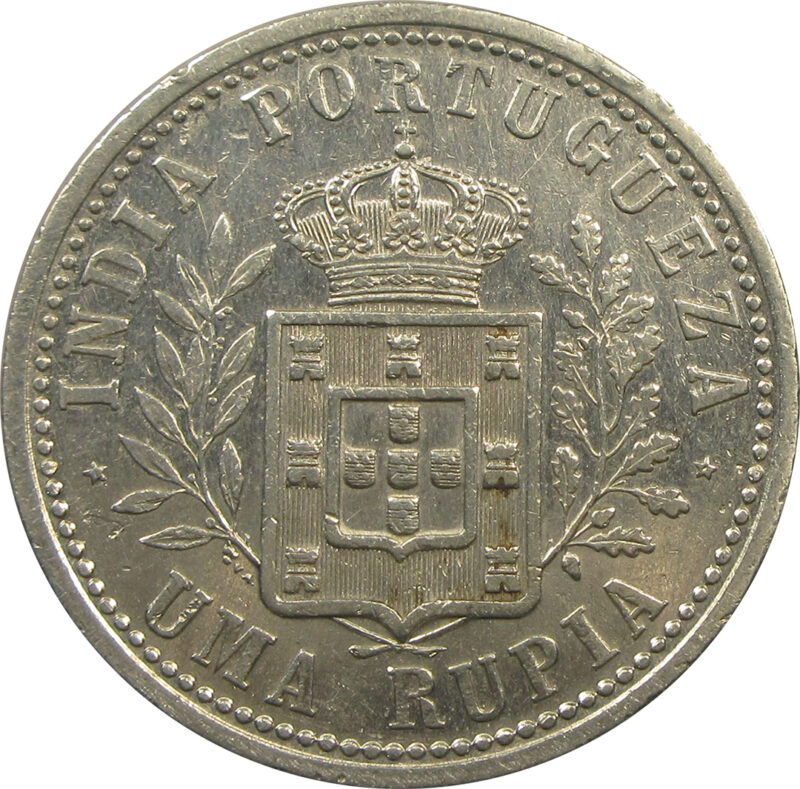 1 Rupia - Carlos I - Losboa Mint 1904 | Goa - Portuguese India