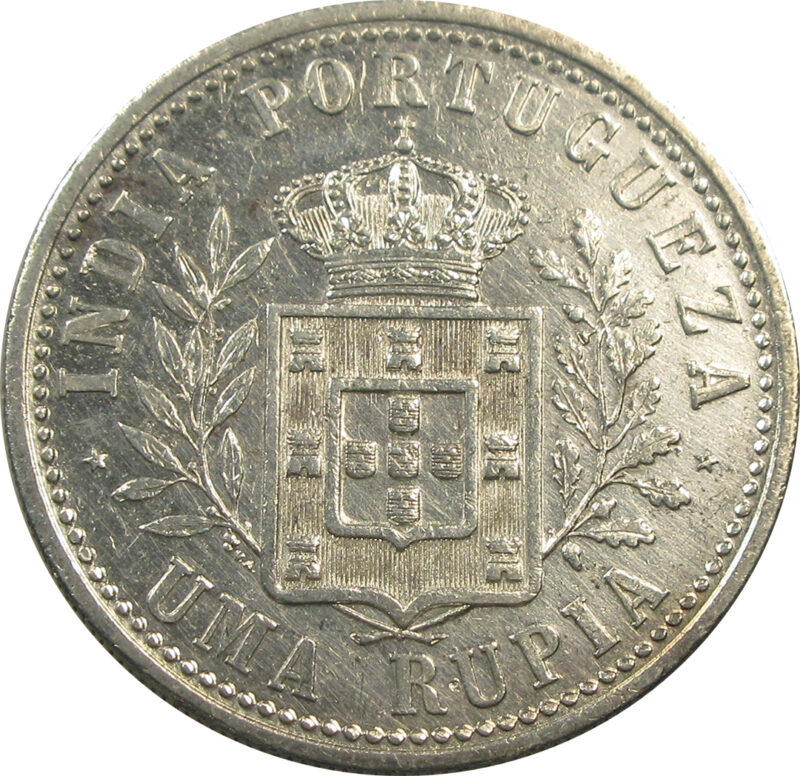 1 Rupia - Carlos I - Losboa Mint 1904 | Goa - Portuguese India