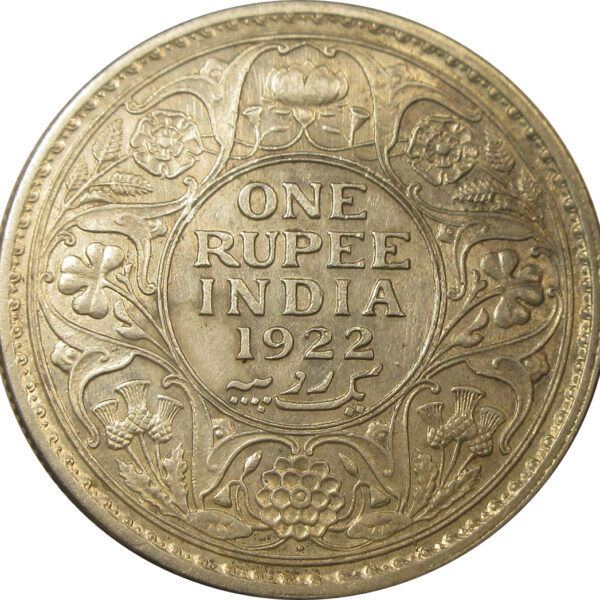 1922 One Rupee King George V Bombay Mint | AUNC