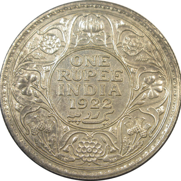 1922 One Rupee King George V Bombay Mint