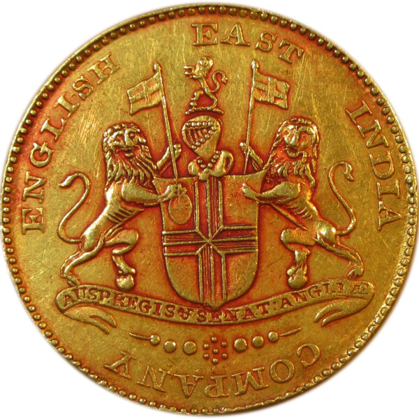 One Gold Mohur East India Company - Madras Presidency 1819