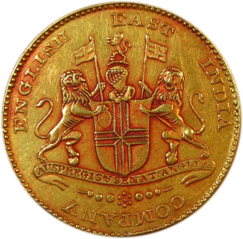 One Gold Mohur East India Company - Madras Presidency 1819