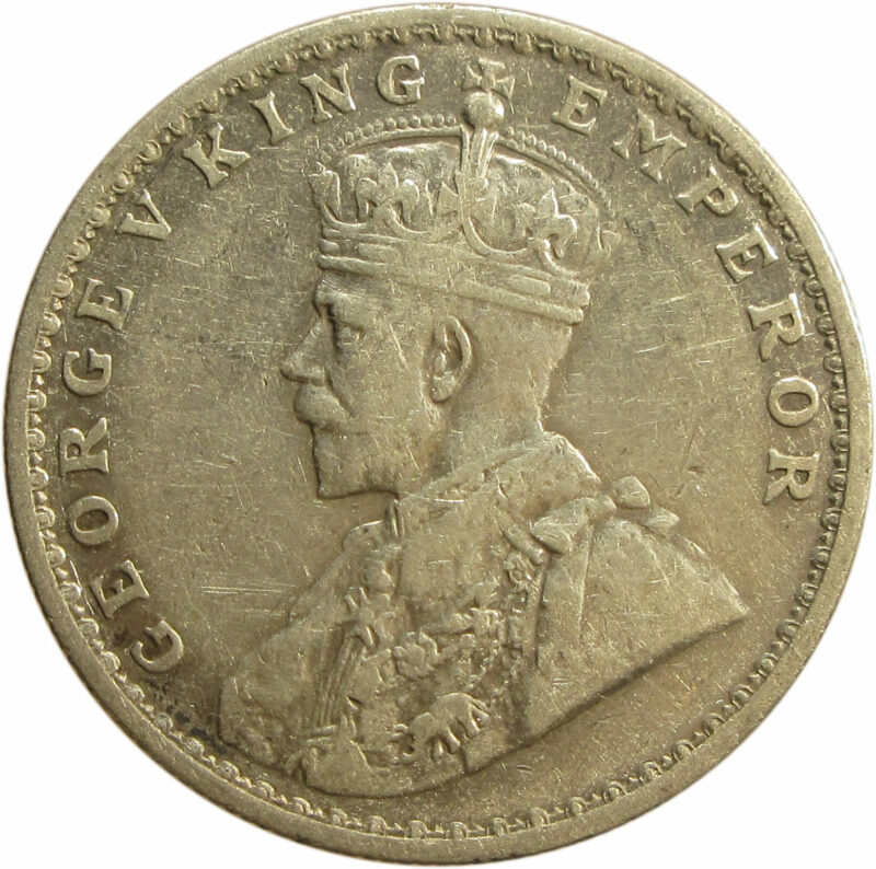 1915 One Rupee King George V Bombay Mint - Scarce date - Image 2